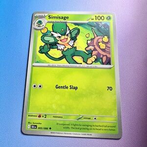 simisage - 005/086 (uncommon) — pokemon: black bolt